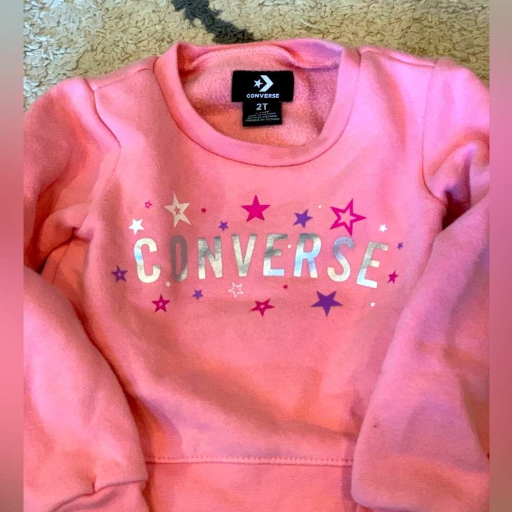 2T girl converse outfit  never worn